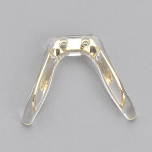 Puente anatómico silicona dorado 15 mm